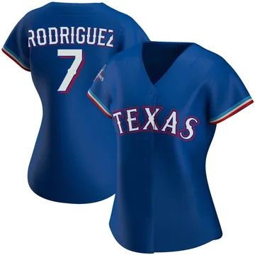 Ivan Rodriguez Women's Texas Rangers Authentic Alternate 2023 World Series Champions Jersey - Royal