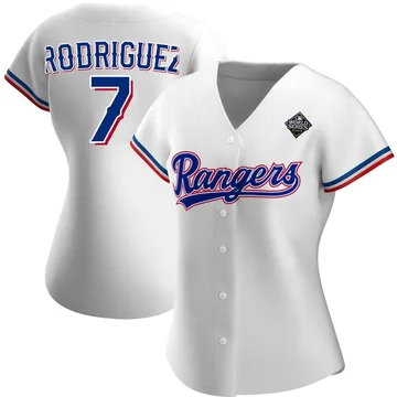 Ivan Rodriguez Women's Texas Rangers Authentic Home 2023 World Series Jersey - White