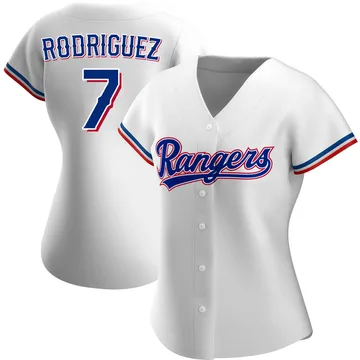 Ivan Rodriguez Women's Texas Rangers Authentic Home Jersey - White