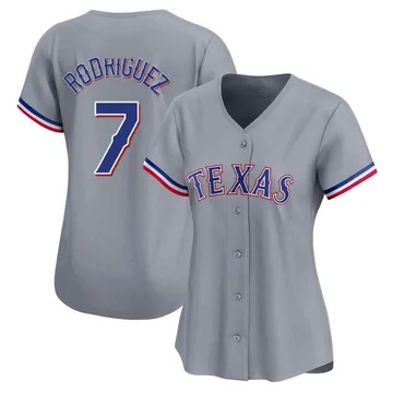 Ivan Rodriguez Women's Texas Rangers Limited Away Jersey - Gray