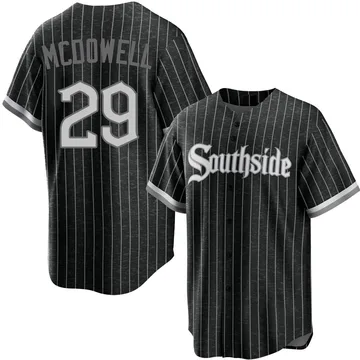 Jack Mcdowell Men's Chicago White Sox Replica 2021 City Connect Jersey - Black