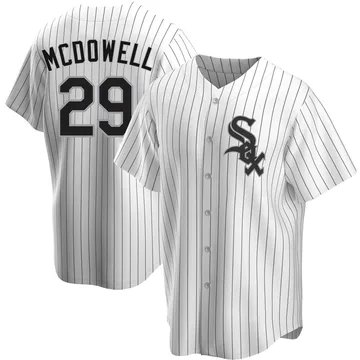 Jack Mcdowell Men's Chicago White Sox Replica Home Jersey - White