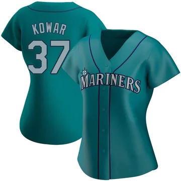 Jackson Kowar Women's Seattle Mariners Authentic Alternate Jersey - Aqua