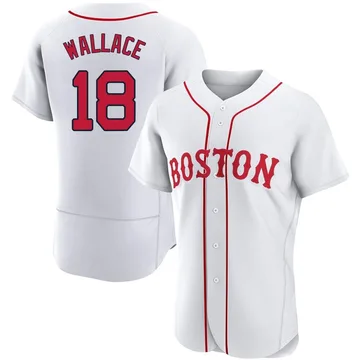 Jacob Wallace Men's Boston Red Sox Authentic 2021 Patriots' Day Jersey - White