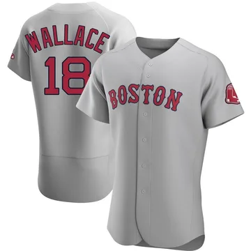 Jacob Wallace Men's Boston Red Sox Authentic Road Jersey - Gray