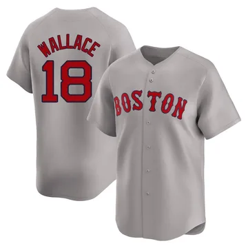 Jacob Wallace Men's Boston Red Sox Limited Away Jersey - Gray