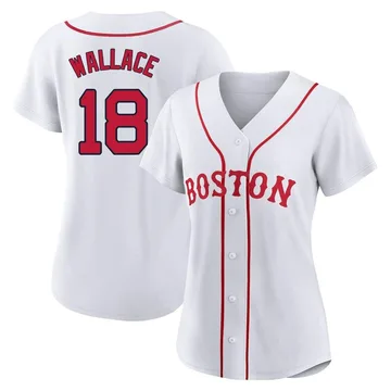 Jacob Wallace Women's Boston Red Sox Authentic 2021 Patriots' Day Jersey - White