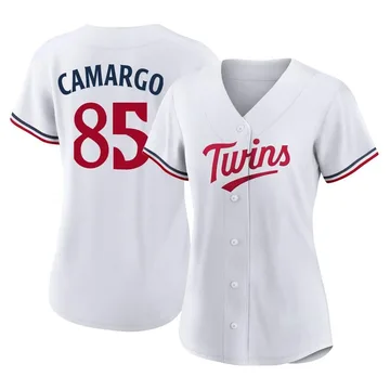 Jair Camargo Women's Minnesota Twins Authentic Home Jersey - White