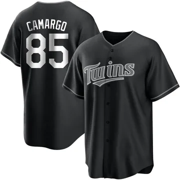 Jair Camargo Youth Minnesota Twins Replica Jersey - Black/White