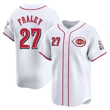 Jake Fraley Men's Cincinnati Reds Limited Home Jersey - White