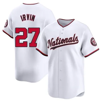 Jake Irvin Men's Washington Nationals Limited Home Jersey - White