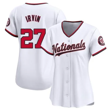 Jake Irvin Women's Washington Nationals Limited Home Jersey - White