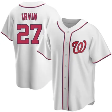 Jake Irvin Youth Washington Nationals Replica Home Jersey - White