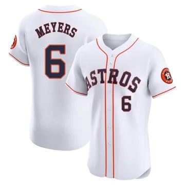 Jake Meyers Men's Houston Astros Elite Home Jersey - White