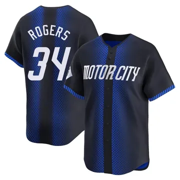 Jake Rogers Men's Detroit Tigers Limited 2024 City Connect Jersey - Blue