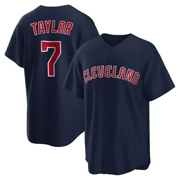 Jake Taylor Men's Cleveland Guardians Replica Alternate Jersey - Navy