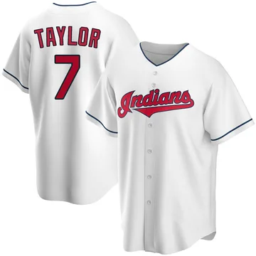 Jake Taylor Men's Cleveland Guardians Replica Home Jersey - White