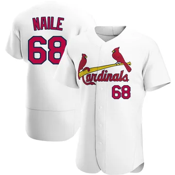 James Naile Men's St. Louis Cardinals Authentic Home Jersey - White