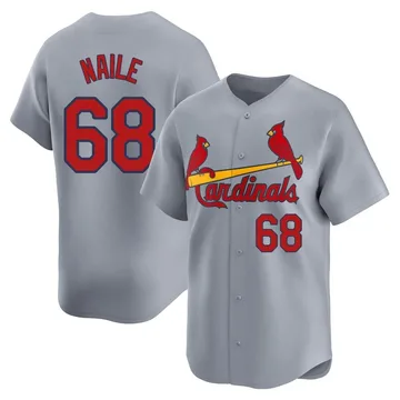 James Naile Men's St. Louis Cardinals Limited Away Jersey - Gray