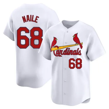 James Naile Men's St. Louis Cardinals Limited Home Jersey - White