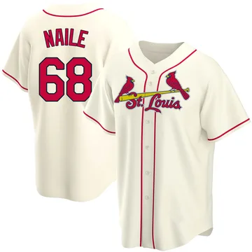 James Naile Men's St. Louis Cardinals Replica Alternate Jersey - Cream