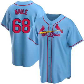 James Naile Men's St. Louis Cardinals Replica Alternate Jersey - Light Blue