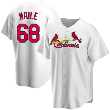 James Naile Men's St. Louis Cardinals Replica Home Jersey - White