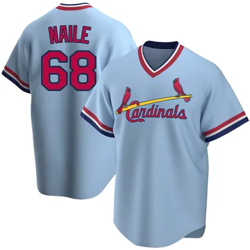 James Naile Men's St. Louis Cardinals Replica Road Cooperstown Collection Jersey - Light Blue