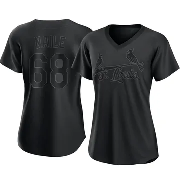 James Naile Women's St. Louis Cardinals Authentic Pitch Fashion Jersey - Black