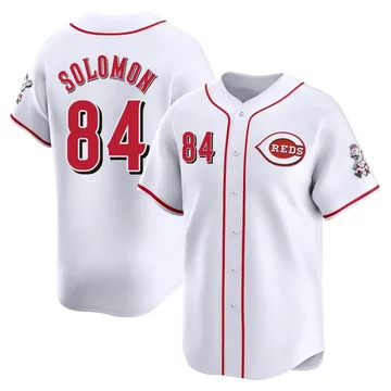 Jared Solomon Men's Cincinnati Reds Limited Home Jersey - White