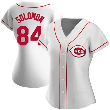 Jared Solomon Women's Cincinnati Reds Authentic Home Jersey - White