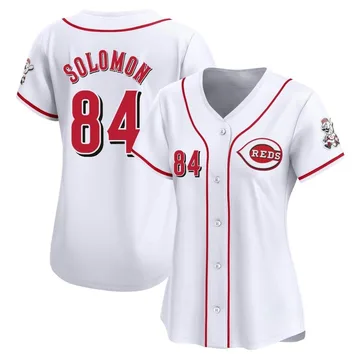 Jared Solomon Women's Cincinnati Reds Limited Home Jersey - White