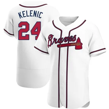 Jarred Kelenic Men's Atlanta Braves Authentic Home Jersey - White