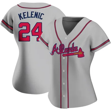 Jarred Kelenic Women's Atlanta Braves Authentic Road Jersey - Gray