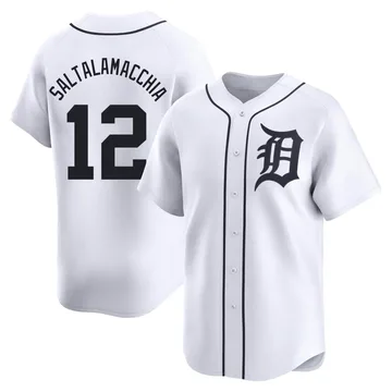 Jarrod Saltalamacchia Men's Detroit Tigers Limited Home Jersey - White