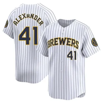 Jason Alexander Men's Milwaukee Brewers Limited Alternate Jersey - White