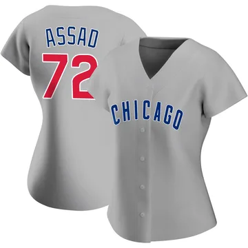 Javier Assad Women's Chicago Cubs Authentic Road Jersey - Gray