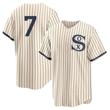 Jeff Keppinger Men's Chicago White Sox Replica 2021 Field of Dreams Jersey - Cream