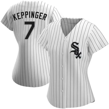 Jeff Keppinger Women's Chicago White Sox Authentic Home Jersey - White