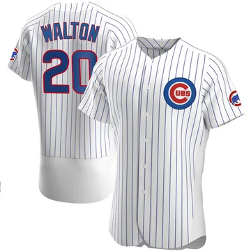 Jerome Walton Men's Chicago Cubs Authentic Home Jersey - White