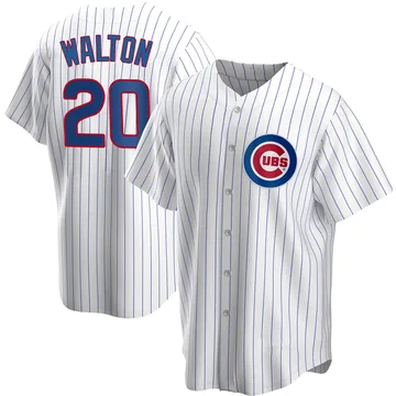 Jerome Walton Men's Chicago Cubs Replica Home Jersey - White