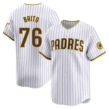 Jhony Brito Men's San Diego Padres Limited Home Jersey - White