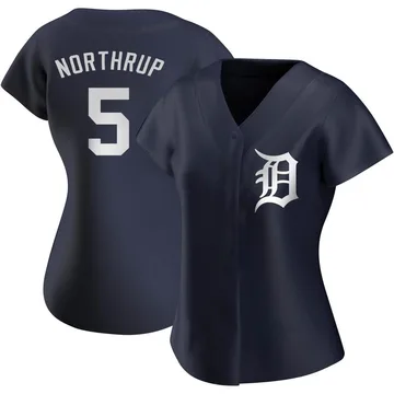 Jim Northrup Women's Detroit Tigers Authentic Alternate Jersey - Navy