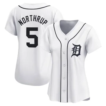 Jim Northrup Women's Detroit Tigers Limited Home Jersey - White