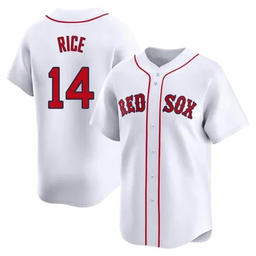 Jim Rice Men's Boston Red Sox Limited Home Jersey - White