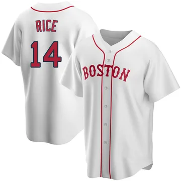 Jim Rice Men's Boston Red Sox Replica Alternate Jersey - White