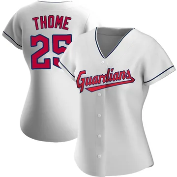 Jim Thome Women's Cleveland Guardians Authentic Home Jersey - White