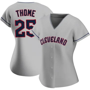 Jim Thome Women's Cleveland Guardians Authentic Road Jersey - Gray