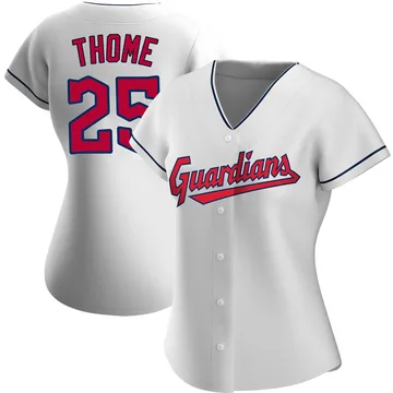 Jim Thome Women's Cleveland Guardians Replica Home Jersey - White