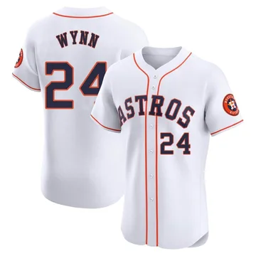 Jimmy Wynn Men's Houston Astros Elite Home Jersey - White